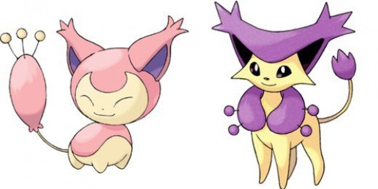 Skitty and Delcatty Pokemon cats