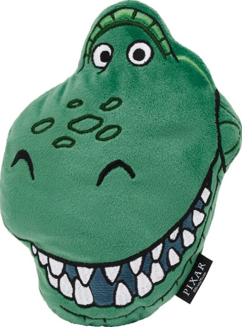 Pixar Rex Round Plush Squeaky Dog Toy