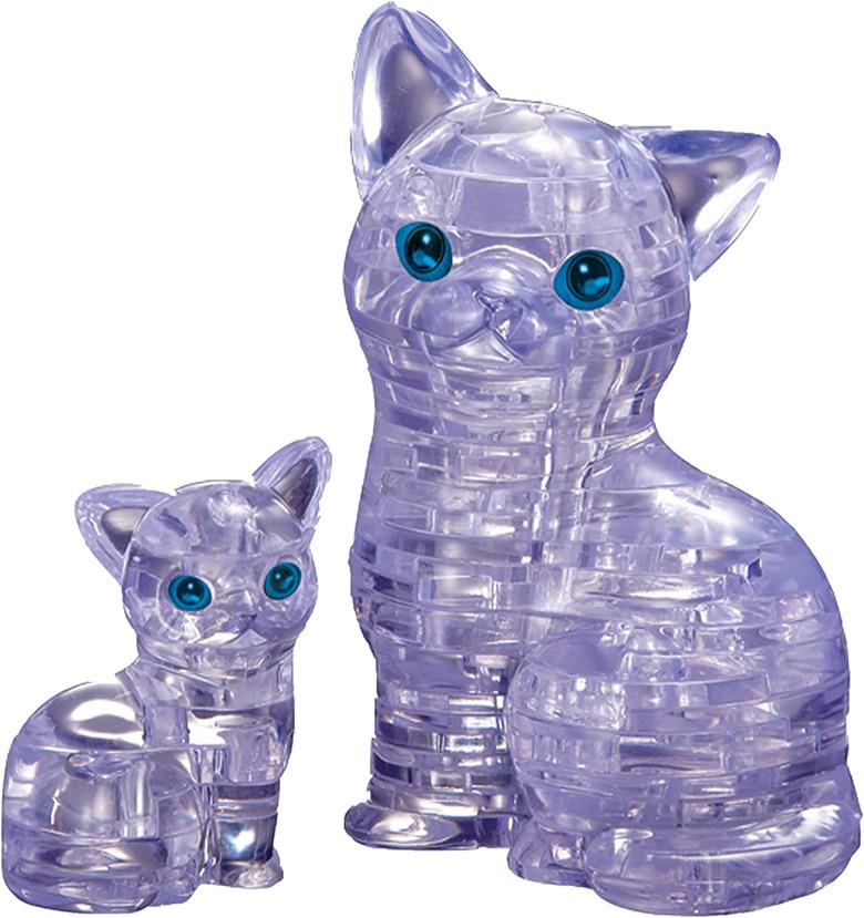 BePuzzled Cat and Kitten Original 3D Crystal Puzzle