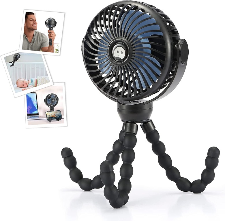 Snawowo Mini Portable Fan With Flexible Tripod