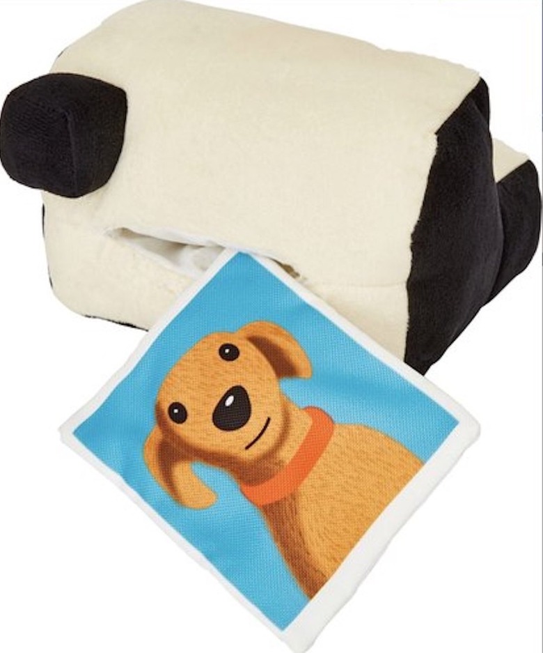 Frisco Retro 2-in-1 Camera Plush Squeaky Dog Toy