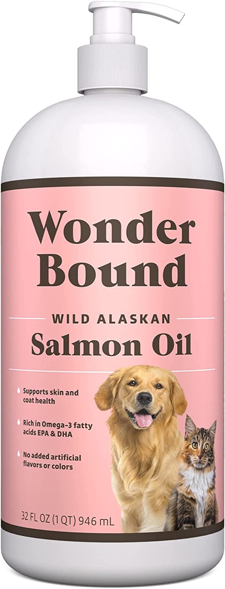 Wonder Bound Wild Alaskan Salmon Oil for Dogs and Cats