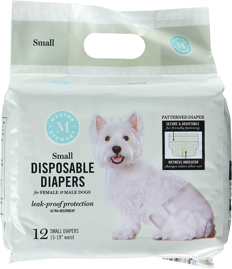 Martha Stewart Dog Disposable Diapers for Females and Males