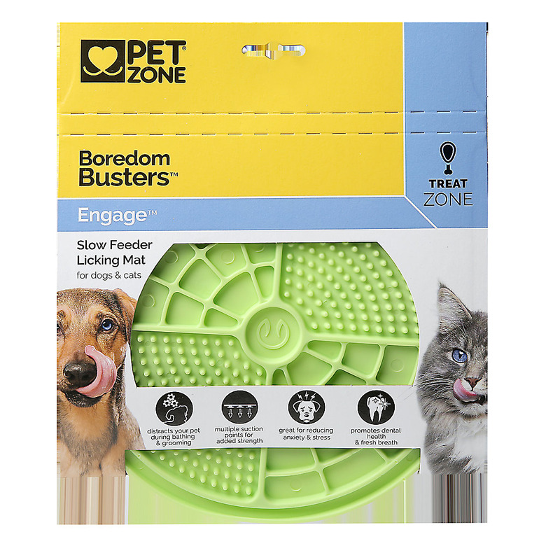 Pet Zone Boredom Busters™ Engage Slow Feeder Licking Mat