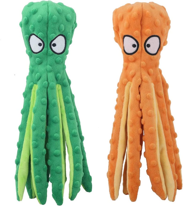 CPYOSN Octopus Squeaky Toys for Dogs, 2-Count