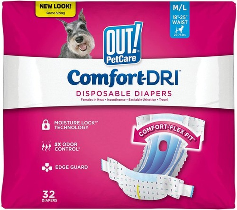 OUT! Disposable Female Dog Diapers