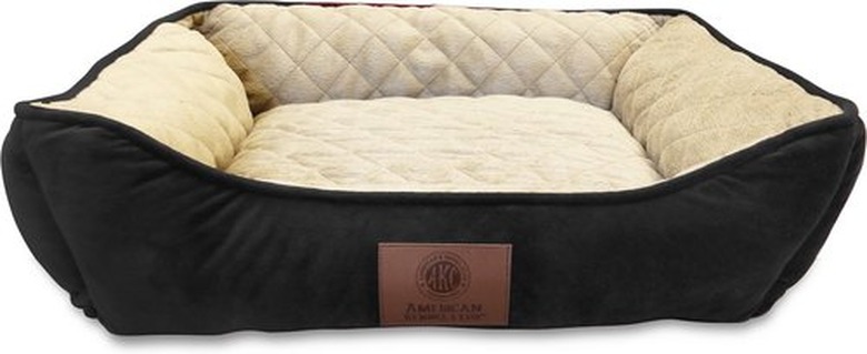 Bolster Beds American Kennel Club AKC Self-Heating Bolster Cat & Dog Bed