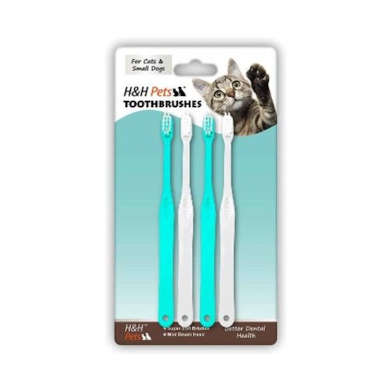 H&H Pets Cat Toothbrushes From Large to Small