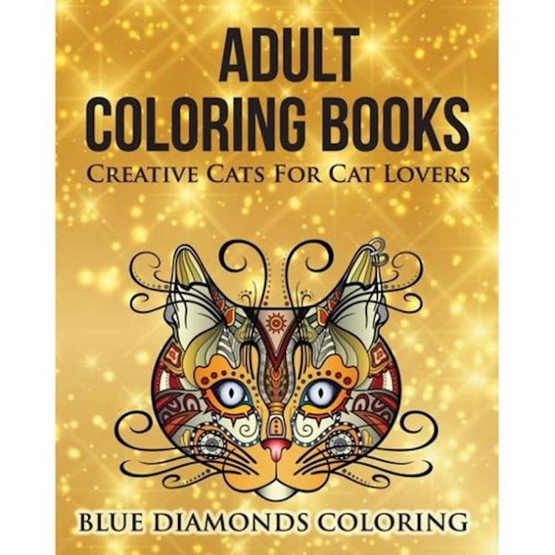 Adult Coloring Books: Creative Cats For Cat Lovers