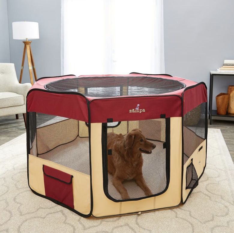 Zampa Portable Foldable Pet Playpen