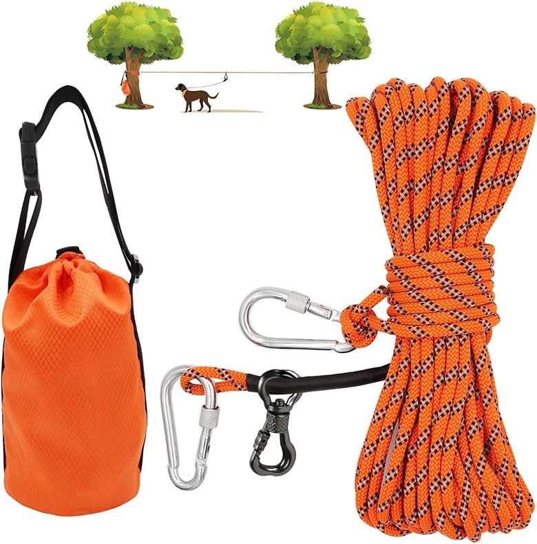 XiaZ Dog Tie Out Cable for Camping