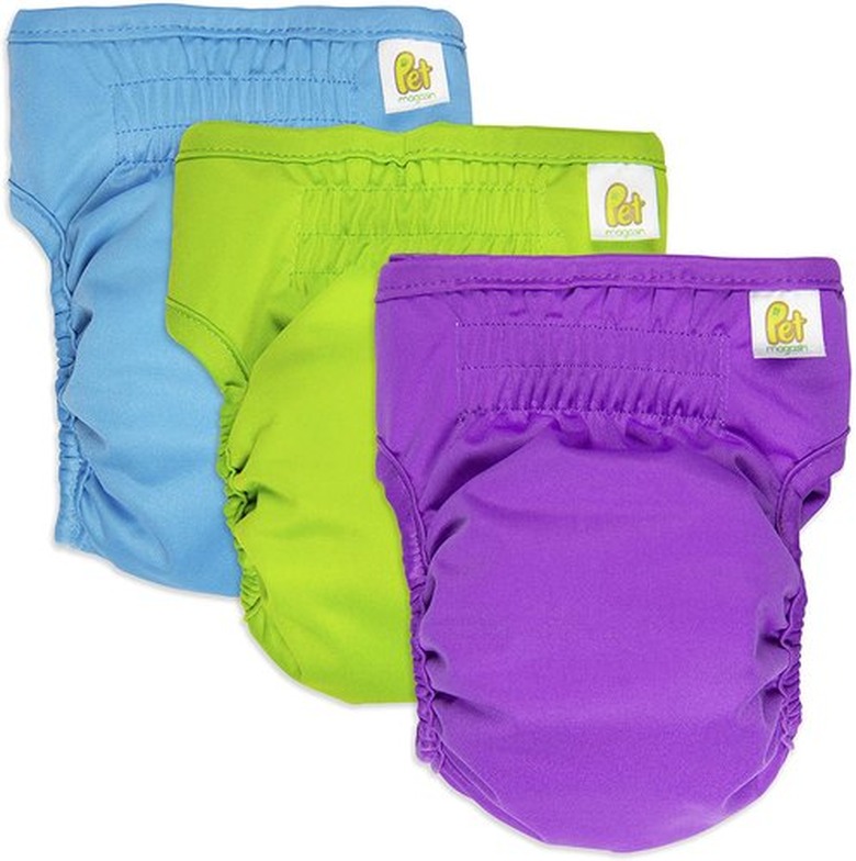 Pet Magasin Reusable Washable Dog Diapers, 3-Count