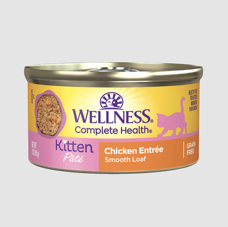 Wellness Complete Health Grain-Free Kitten Pâté, 3-oz. Cans, 24-Count