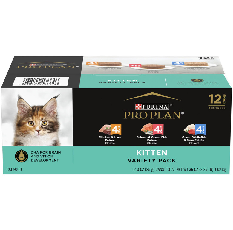 Purina Pro Plan Focus Kitten Favorites Variety Pack Canned Cat Food