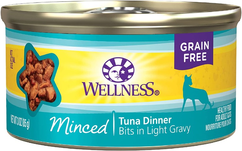 Wellness Minced Tuna Dinner Grain-Free Canned Cat Food