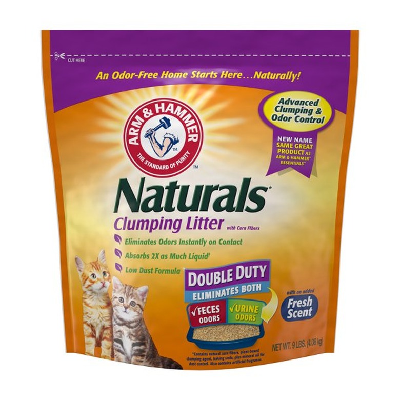 Arm & Hammer Litter Naturals Scented Clumping Corn Cat Litter, 9-lb. Bag