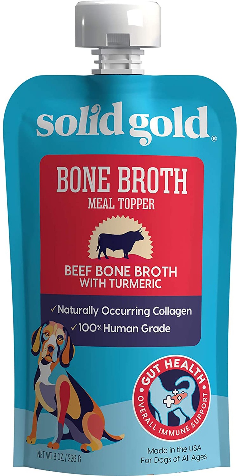 Solid Gold Beef Bone Broth with Turmeric Dog Food Topper, 1-Count