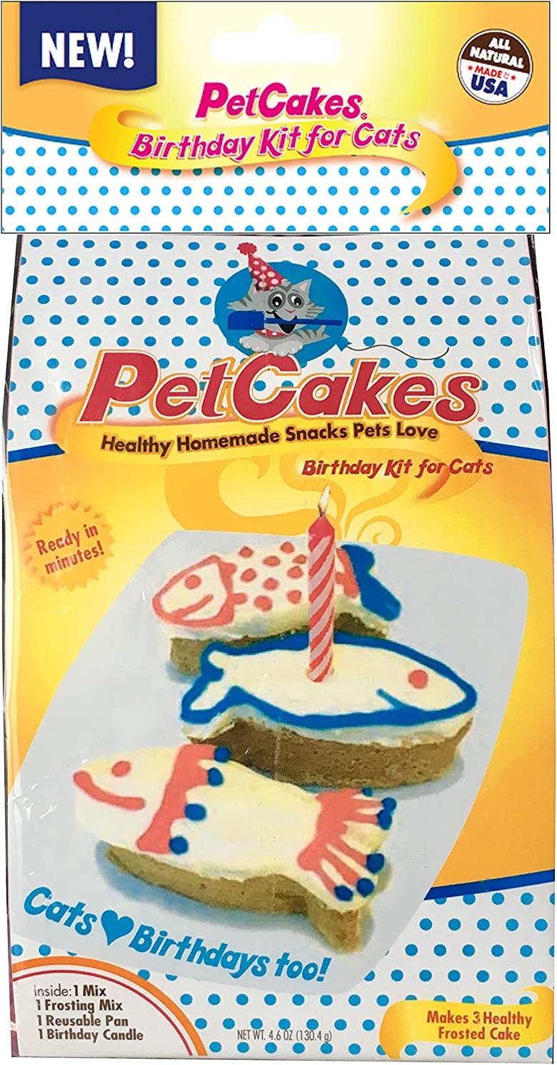 PetCakes Turkey Flavor Microwavable Birthday Cake Mix Kit