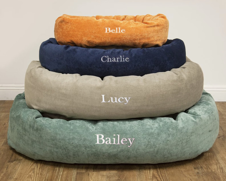 Personalized Sherpa Dog Bed