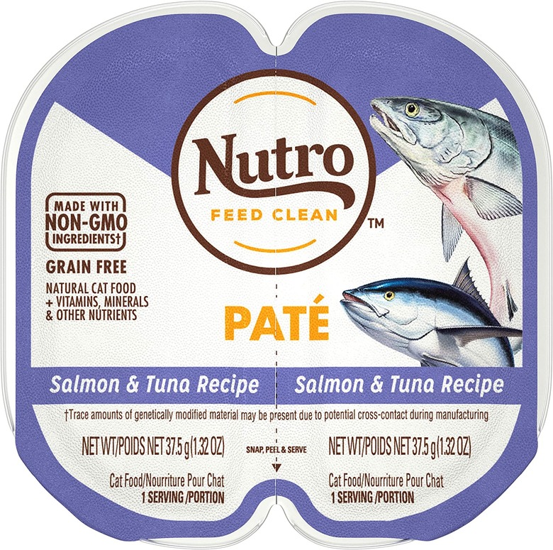 Nutro Perfect Portions Grain-Free Salmon and Tuna Paté Recipe, 24-Count (Twin Packs)