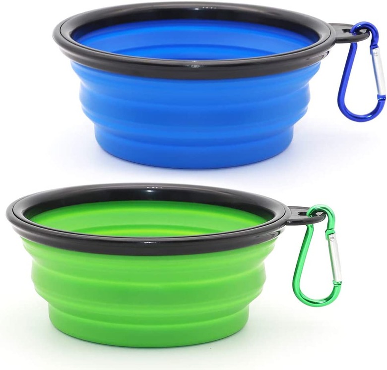 SLSON Collapsible Dog Bowl, 2-Count