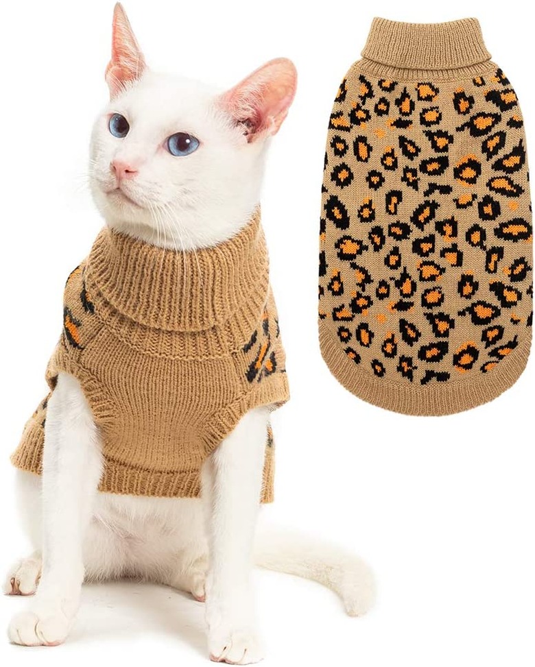 Mihachi Turtleneck Cat Sweater