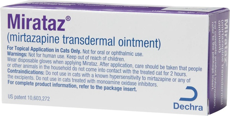 Mirataz (mirtazapine transdermal ointment) for Cats, 5-g. Tube