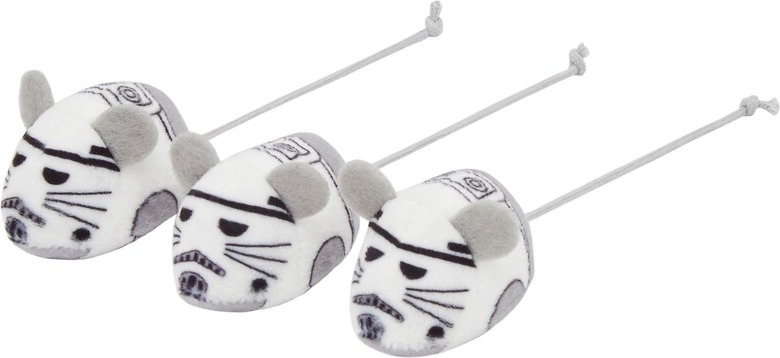 Star Wars Stormtrooper Plush Mice Cat Toy With Catnip