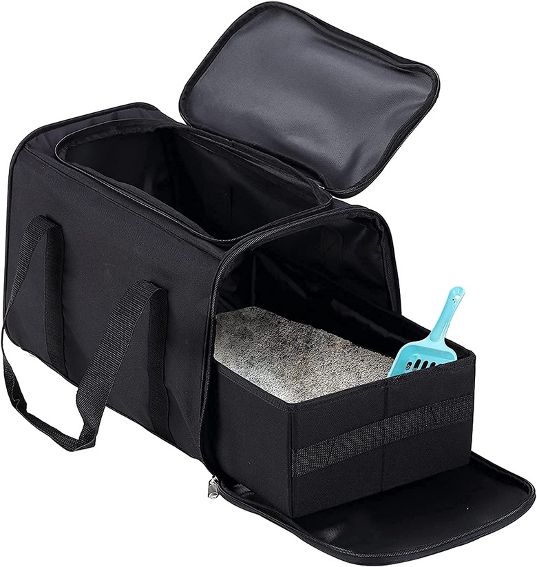 Coopeter Portable Cat Litter Box