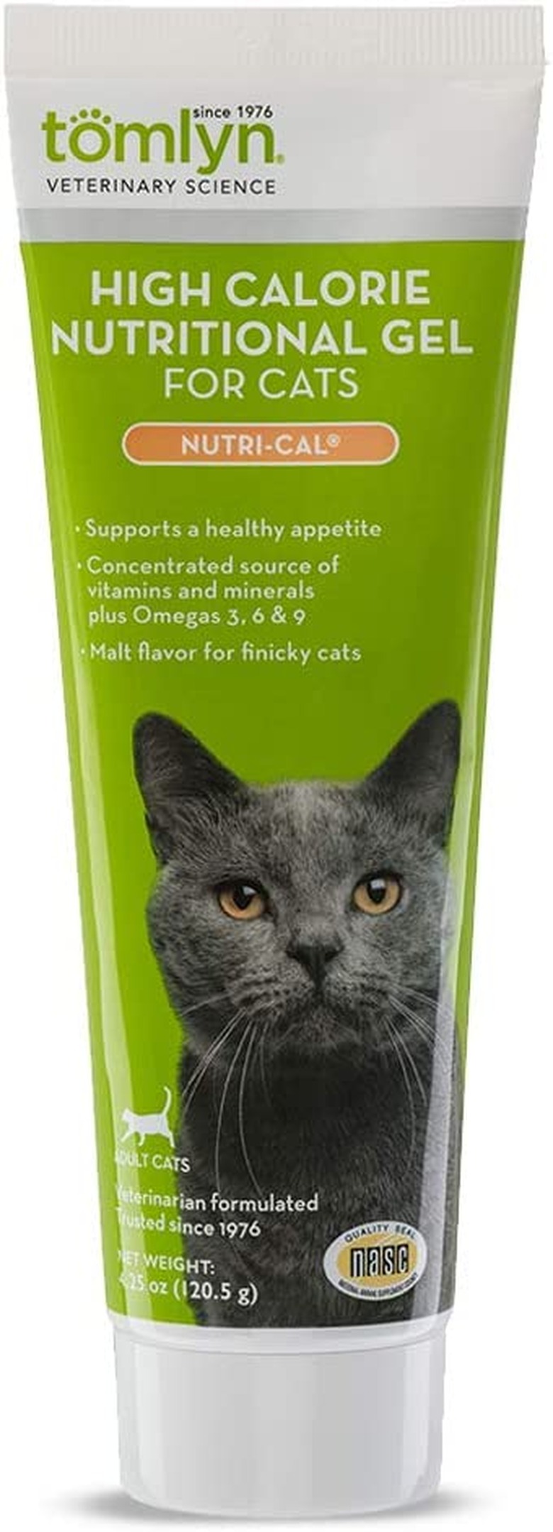 Tomlyn High Calorie Nutritional Gel for Cats, 4.25-oz. Tube