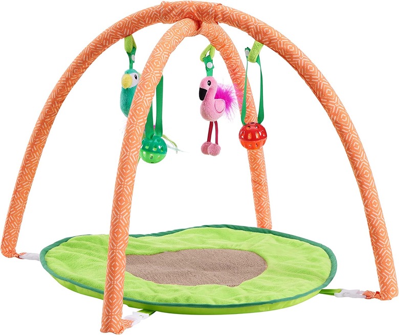 Petstages Jungle Mat Cat Activity Play Mat Cat Toy with Catnip