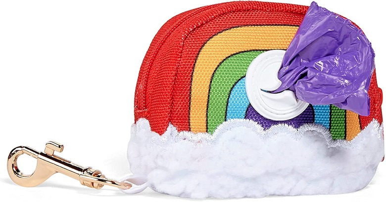 So Phresh Rainbow Fabric Dog Waste Bag Dispenser With Refill Rolls