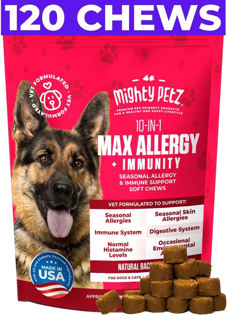 Mighty Petz MAX Dog Allergy Relief, 120-Count