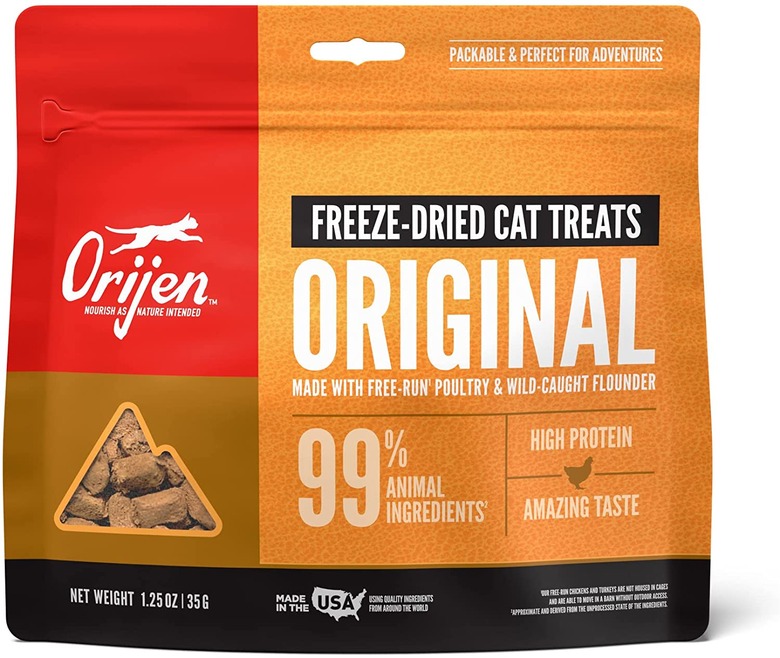 ORIJEN Original Grain-Free Freeze-Dried Cat Treats, 1.25-oz. Bag