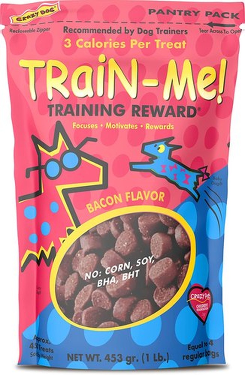 Crazy Dog Train-Me! Training Reward Dog Treats 16 Oz., Bacon Flavor