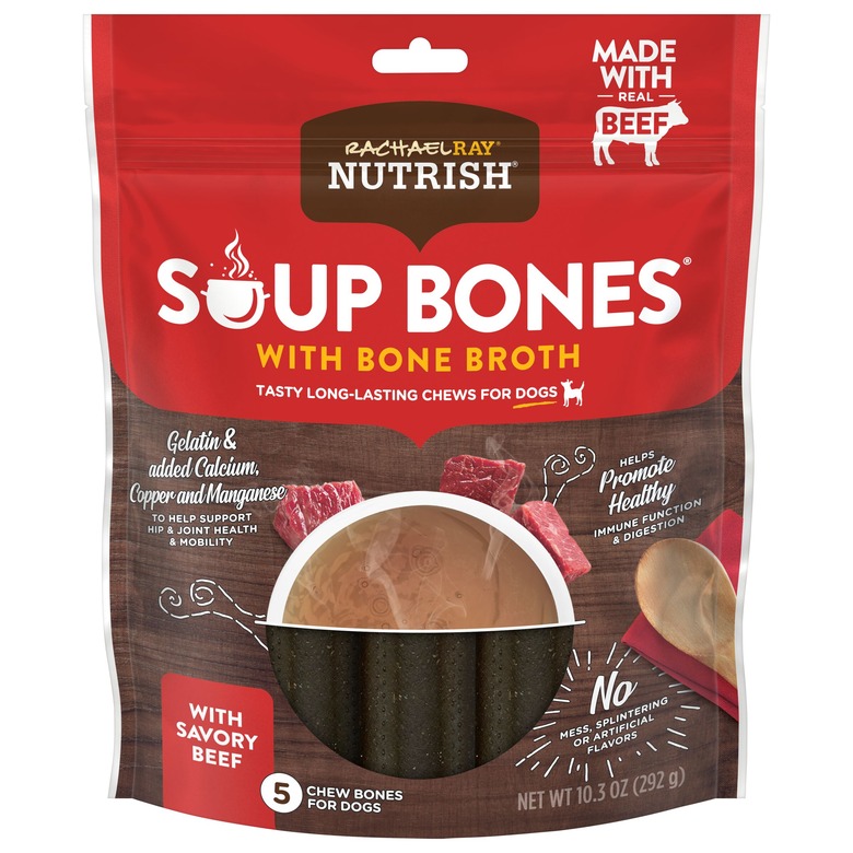 Rachael Ray Nutrish Soup Bones With Bone Broth Dog Chews, 5-Count