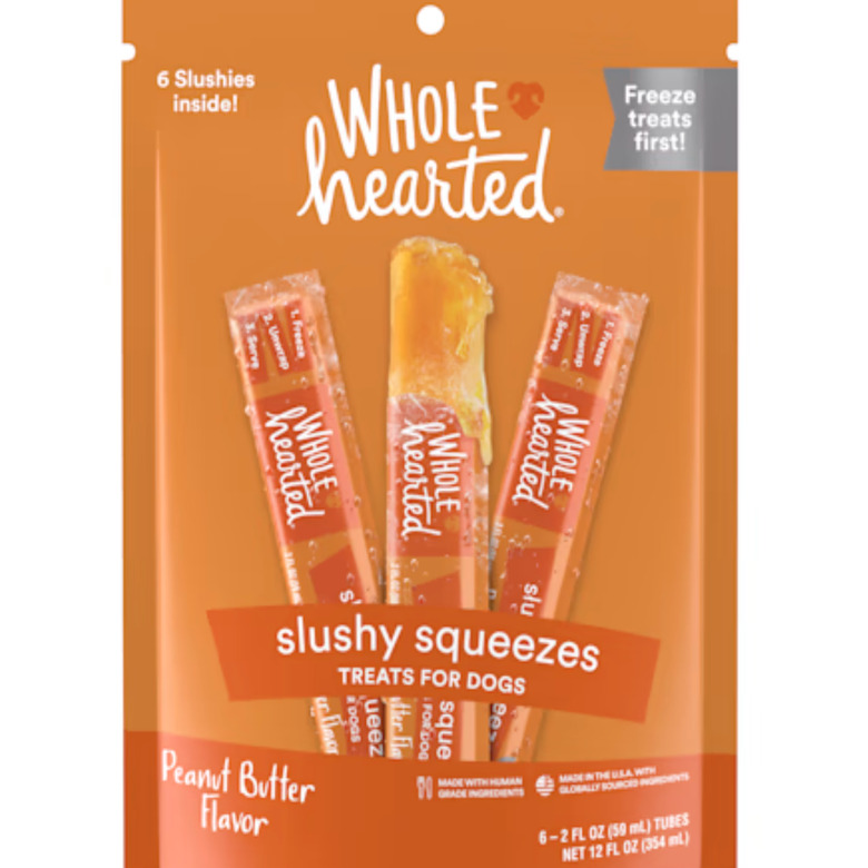 WholeHearted Slushy Squeeze Peanut Butter Dog Treats