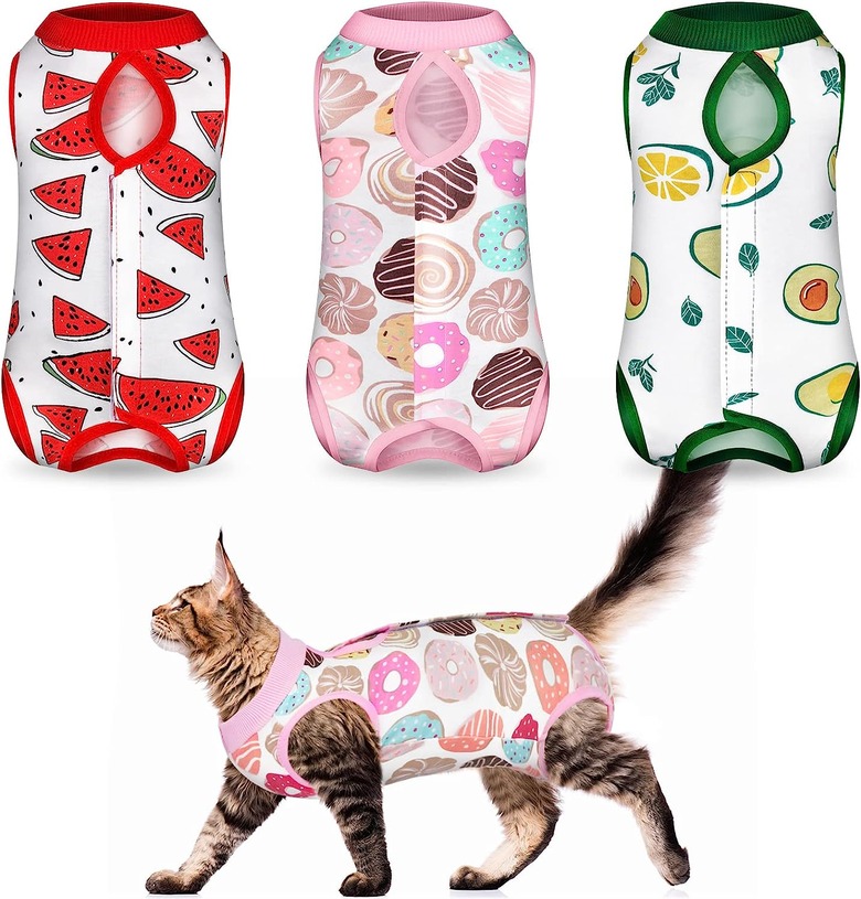 Nuanchu 3-Pack Cat Recovery Suits