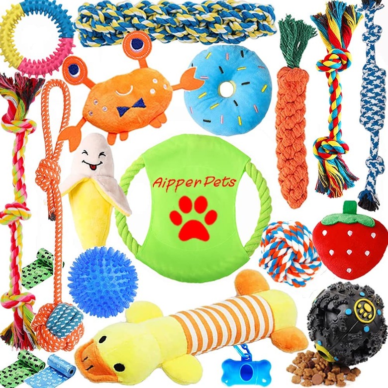 Aipper Dog Puppy Toys, 18-Pack