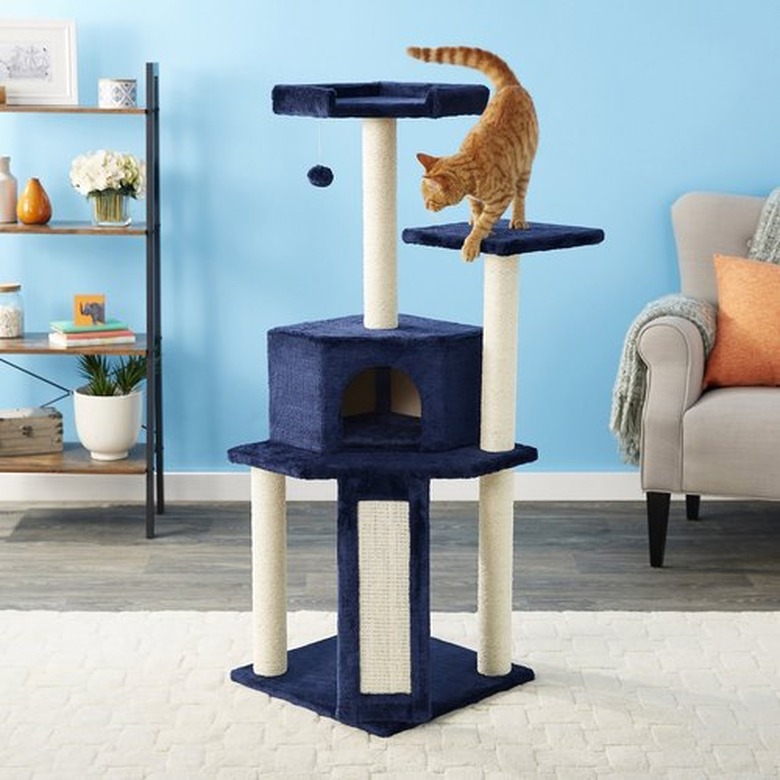 Frisco 52" Faux Fur Cat Tree and Condo