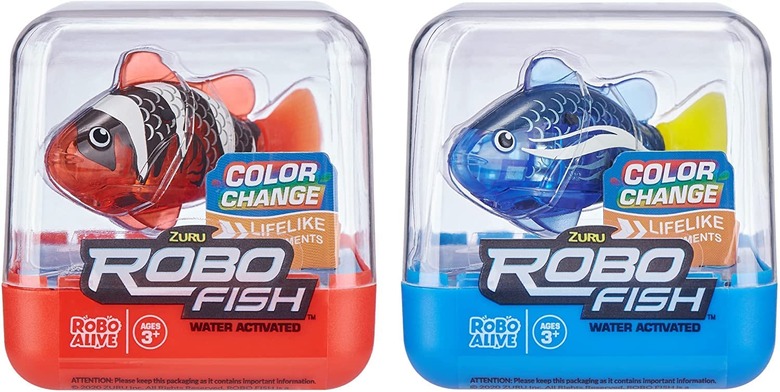 Robo Alive Robotic Swimming Fish, 2-Pack