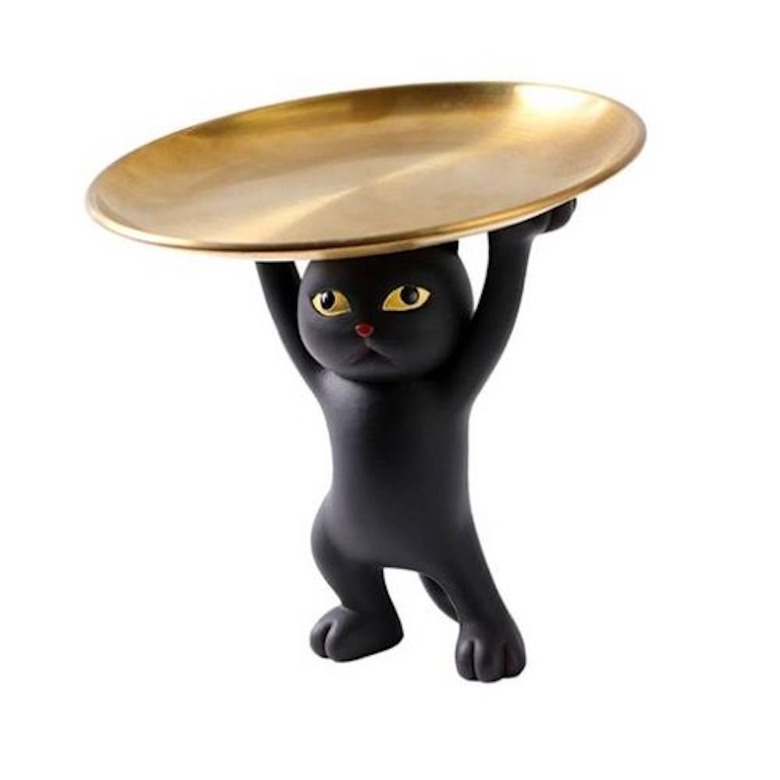 Resin Cat Statue Home Decor Cat Figurine