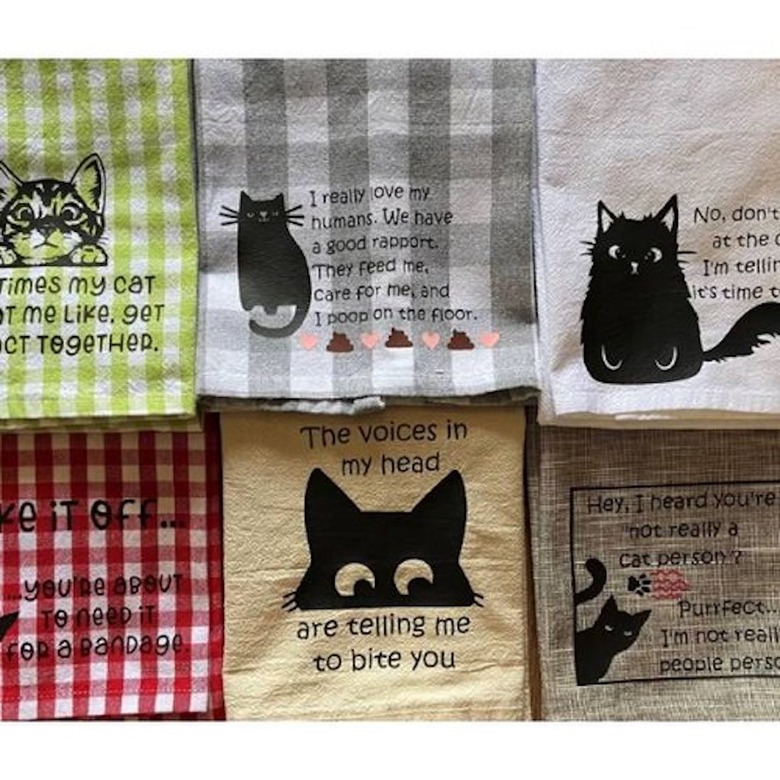 Heart2HandByCindy Pet-Themed Kitchen Towels