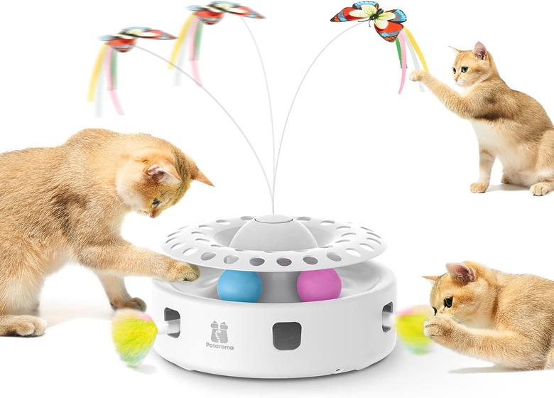 Potaroma 3-in-1 Automatic Cat Toy