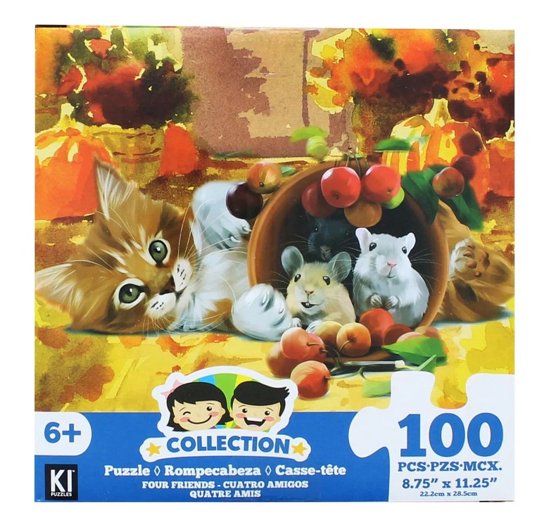 CroJack Capital Inc. Cat and Mice 100-Piece Juvenile Collection Jigsaw Puzzle