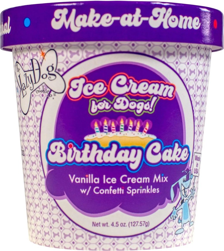 The Lazy Dog Cookie Co. Make-at-Home Ice Cream Mix Birthday Cake Dog Treats