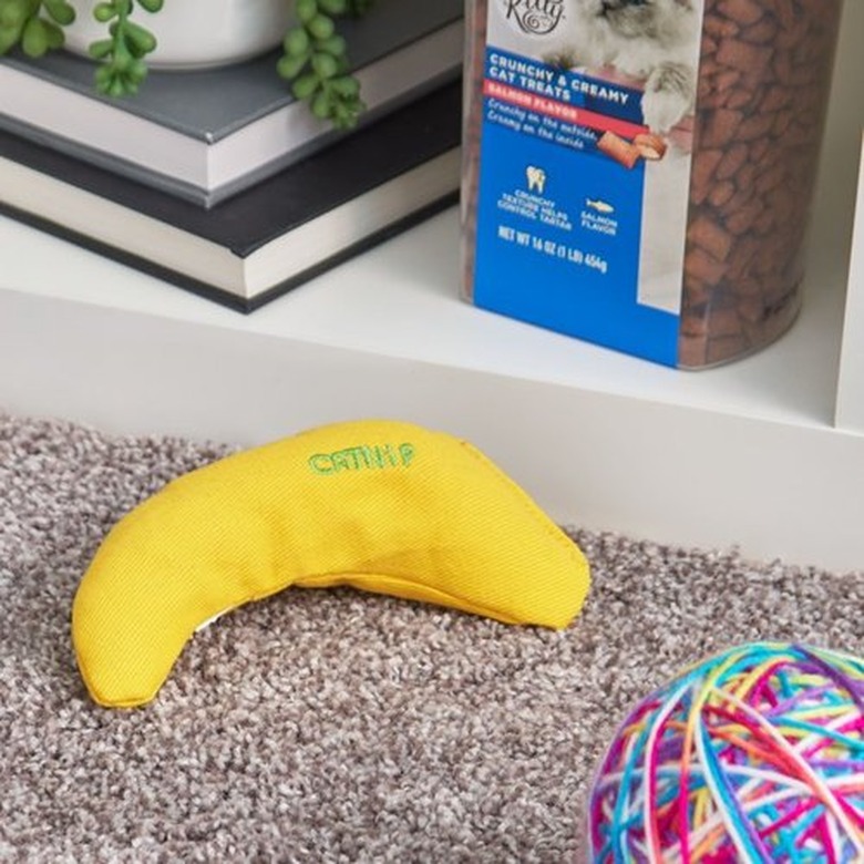 Vibrant Life Catnip Filled Banana Shaped Cat Toy