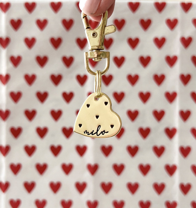 SundayTails Heart Shaped Dog Tag