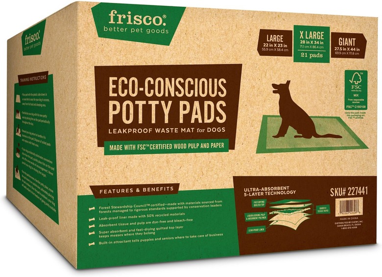 Frisco Eco-Conscious Dog Training & Potty Pads, Unscented