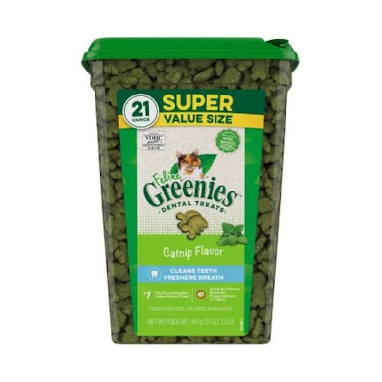 FELINE GREENIES Natural Dental Care Cat Treats